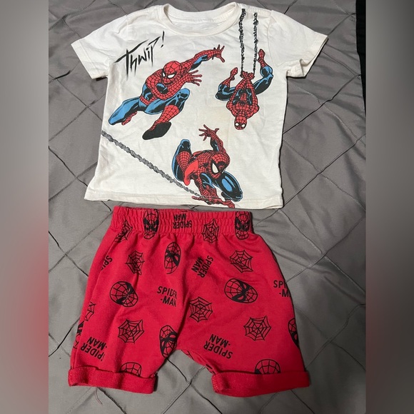 Red Spiderman Shorts main image 0